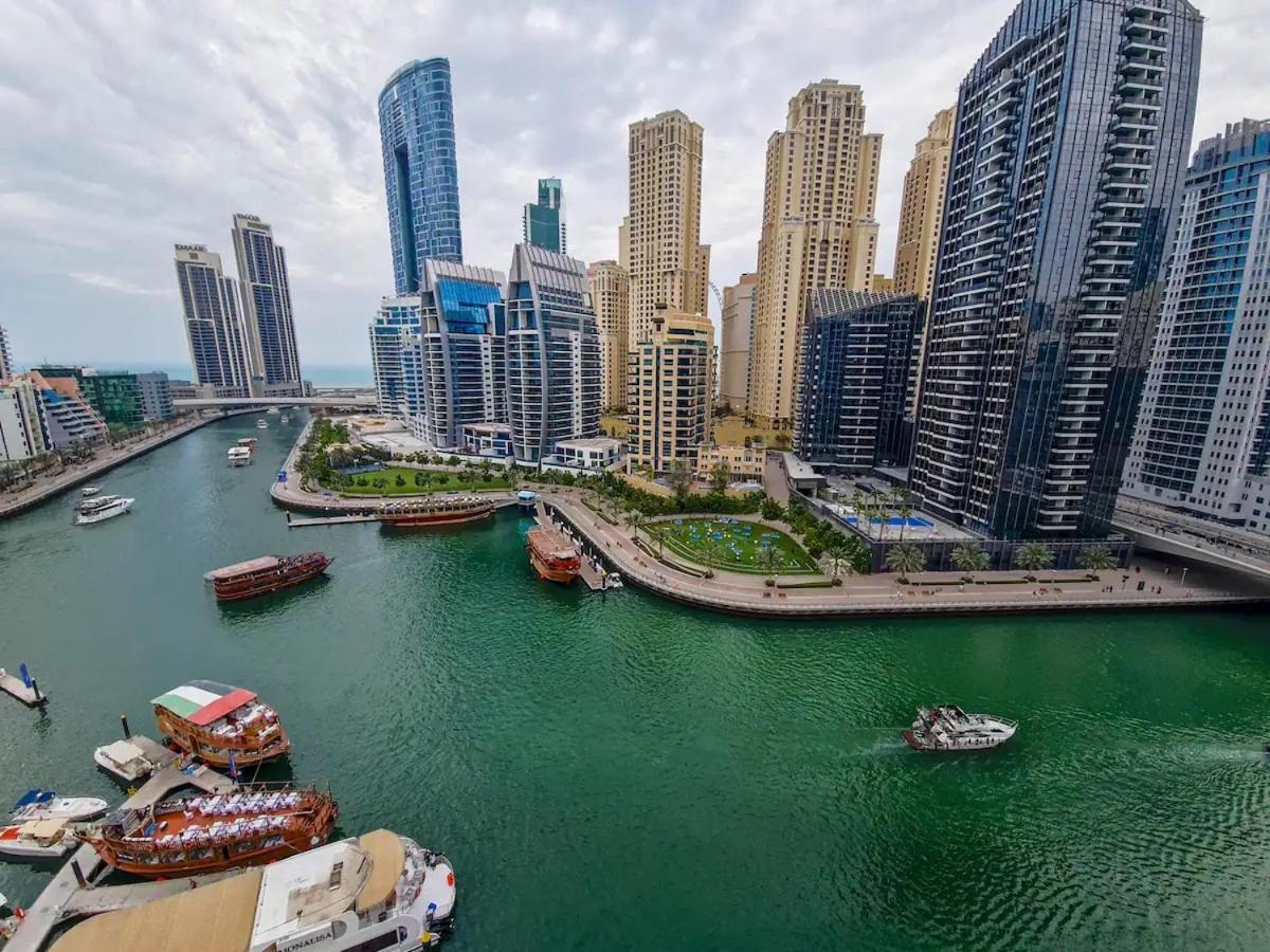 Апартаменты Dubai Marina Amazing View Sea View Экстерьер фото